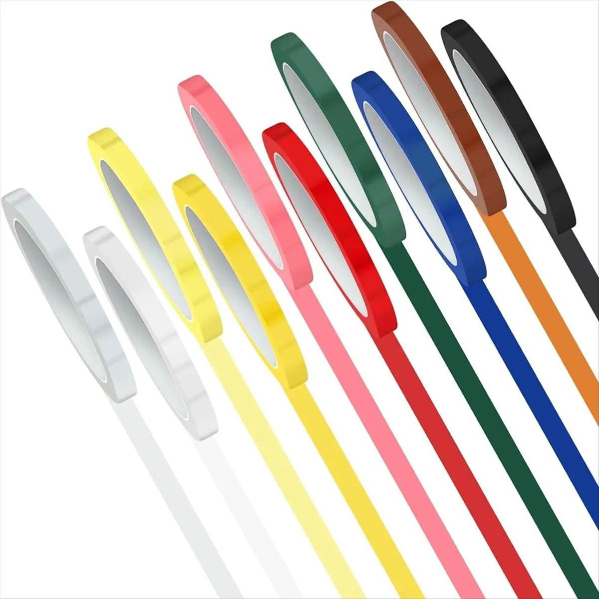 A56K 10 Rolls Autoclave Tape 216Ft Colorful Instruments Identification Tape 10 Colors Dental Instruments Tapes