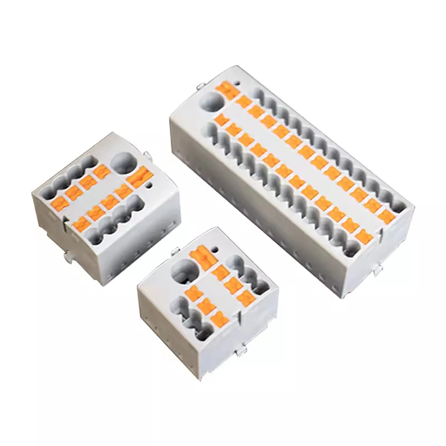 Quick Wiring Micro Track Type Quick Junction Box |   One-In and Multi-Out Plug-In Terminal Strip Connectors, Enabling Convenient Electrical Connections.