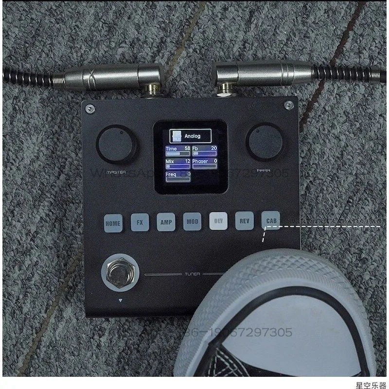 Digital Integrated Electric Guitar Bass Effect Device, Mobile Phone Computer Recording Sound Card