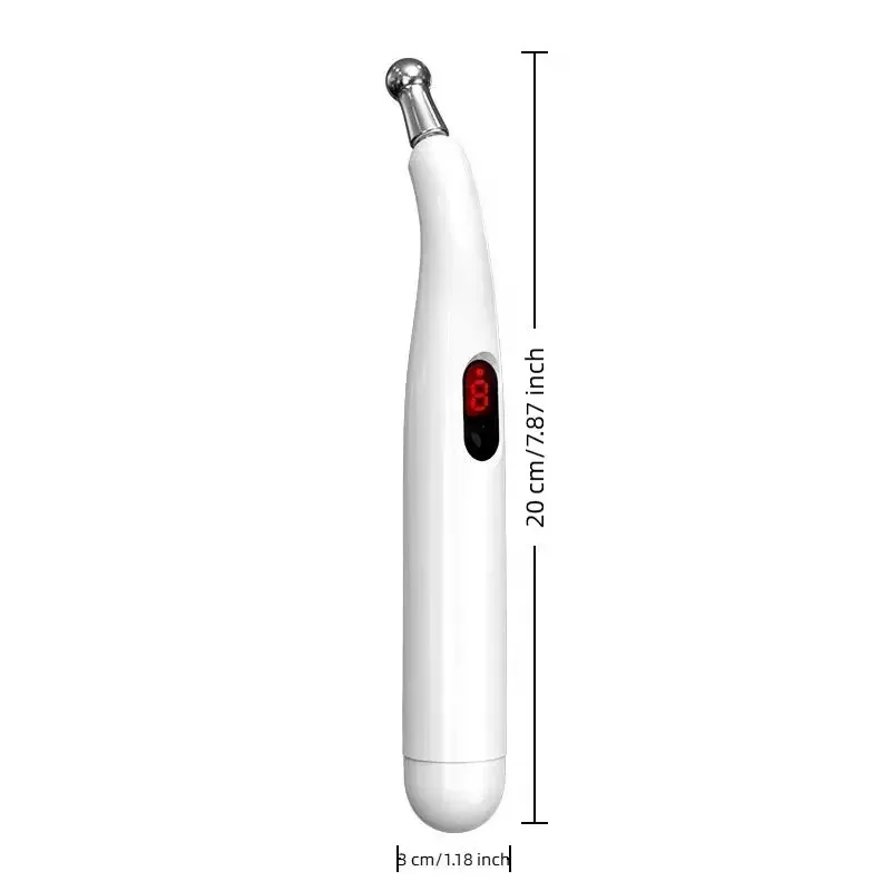 5 IN 1 Smart Pulse Meridian Energy Pen Electronic Acupuncture Massage Pen Pain Relief Microcurrent Pulse Muscle Massage Stick