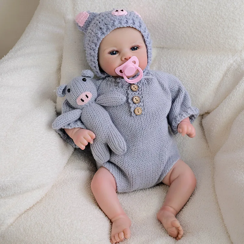 48CM Juliette Reborn Baby Doll Multiple Layers Painted 3D Skin with Visible Veins Handmade Real Looking Baby Dolls Bonecas Bebe