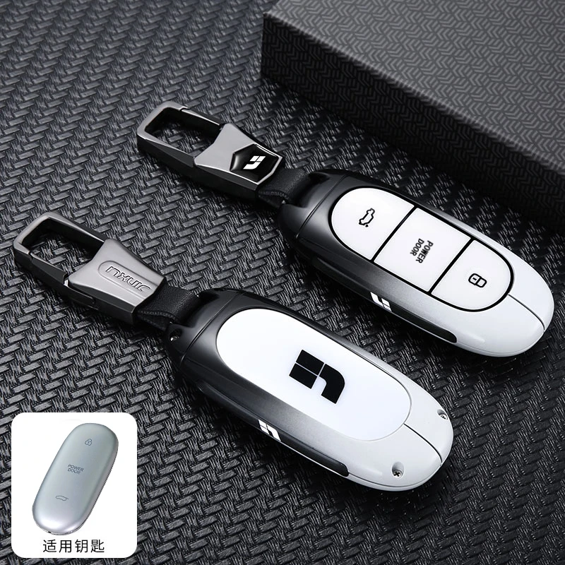 

Metal special key box bag For LI XIANG MEGA MAX MPV 2024 Car remote control protective case key chain set