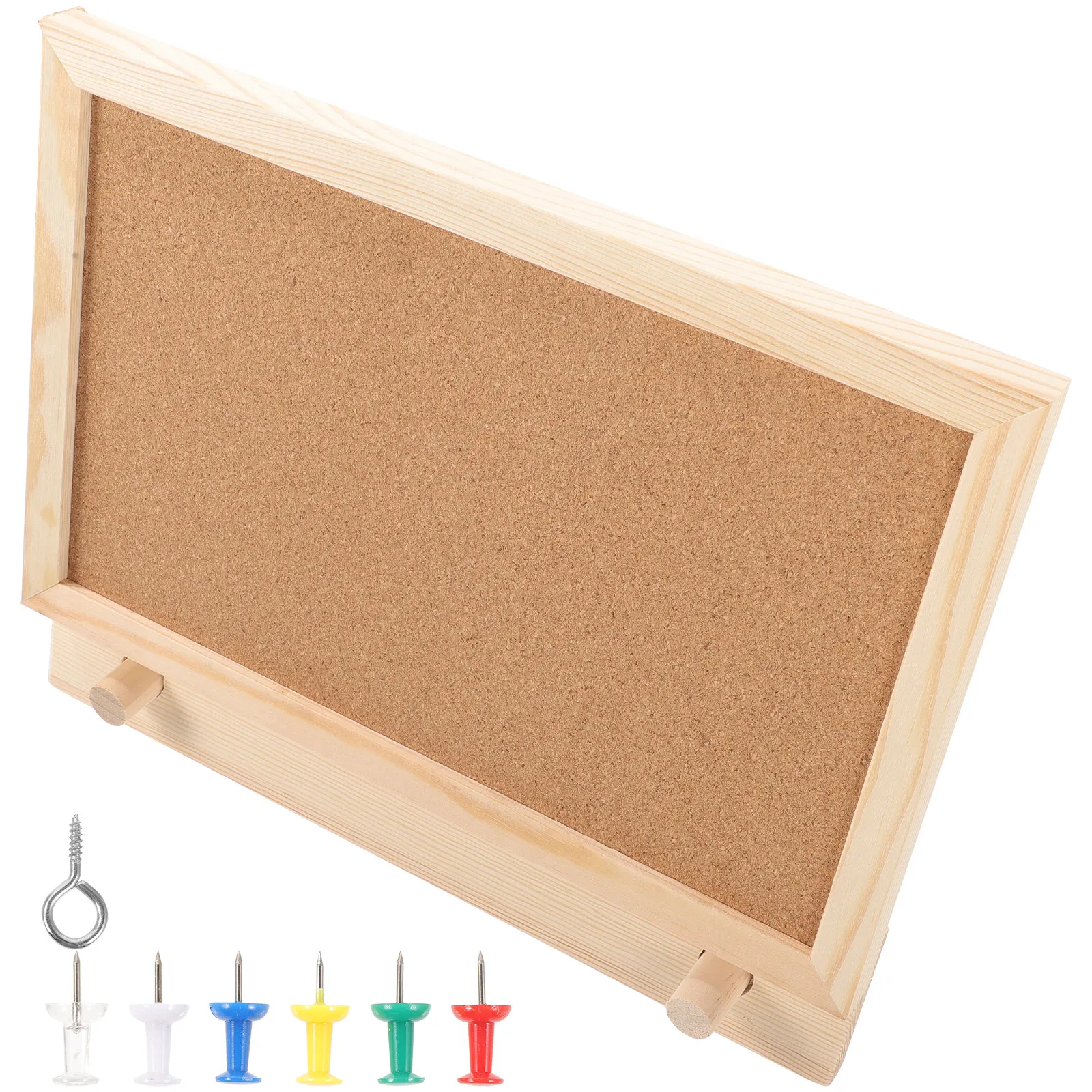 1Set Desktop Notice Board Thick Pushpin Fixing Small Office Cork Message Display Wall Decor Pin Boards for Walls