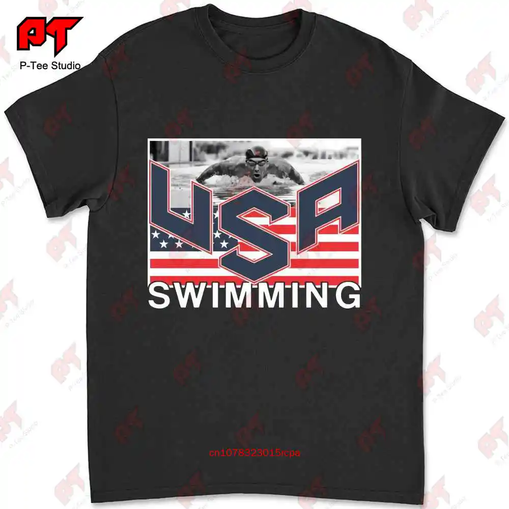 Usa Swimming Michael Phelps 1450 T-shirt XF4I