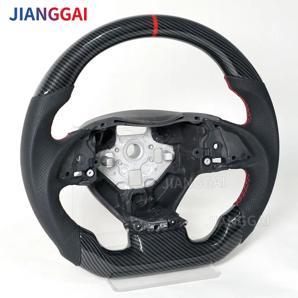 Carro Hydro Print Volante de fibra de carbono, apto para Chevrolet Corvette C7, 2014, 2015, 2016, 2017, 2018, Racing Sport