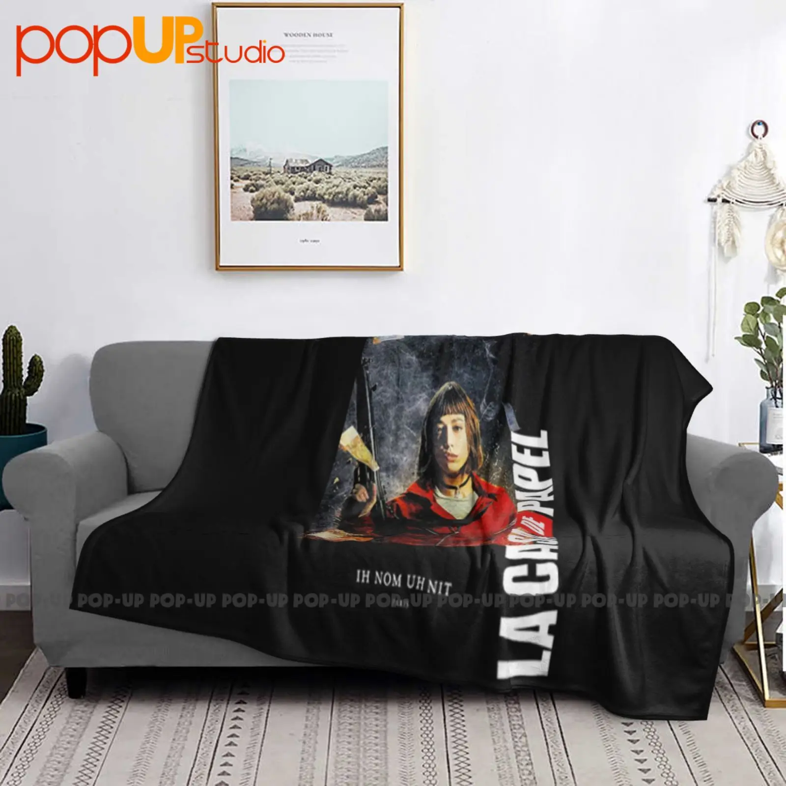 Ih Nom Uh Nit Tokio Money Burn Nuw بطانية فائقة النعومة لحاف غطاء أريكة شتوي أغطية سرير