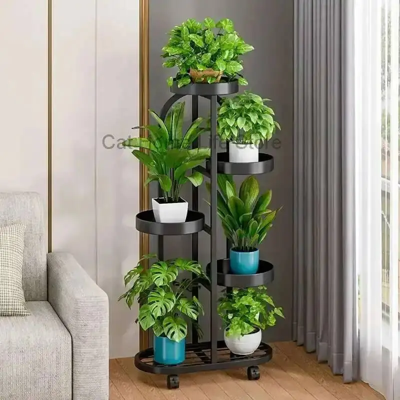 Rak Ruangan Estetika Ruang Tamu Desainer Minimalis Rak Bunga Dekorasi Fashion Mewah Ringan Furnitur Porte Plantes