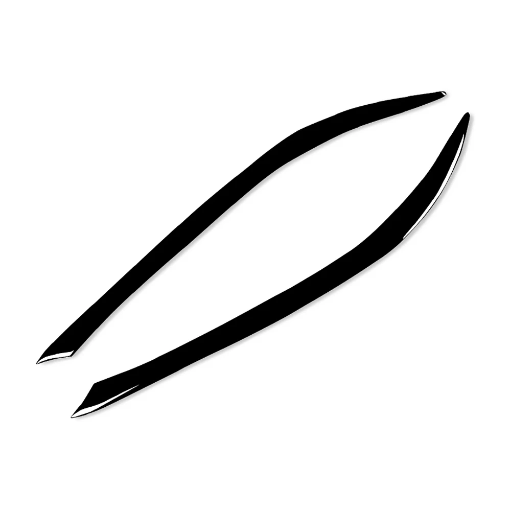 

2Pcs Car Headlight Head Lamp Eyebrow Headlight Cover Trim Sticker for Honda Stream 2006 2007 2008