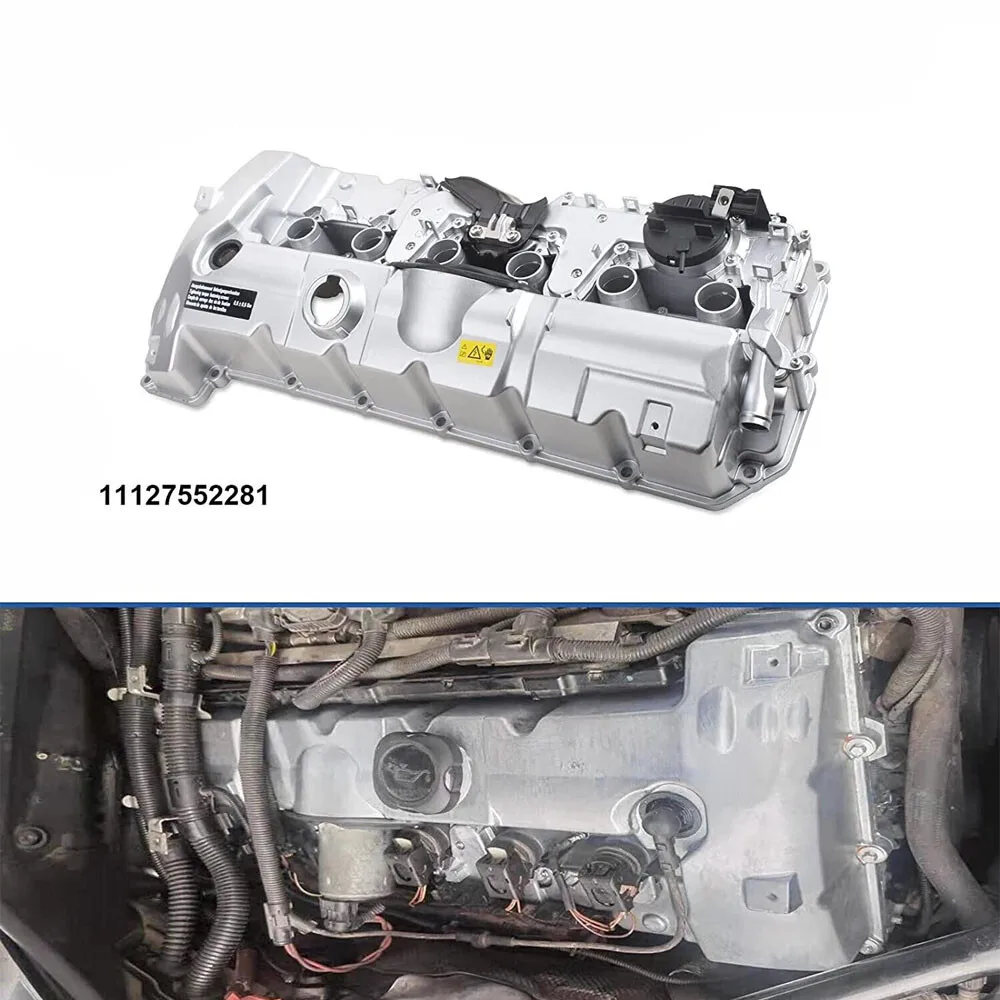 Aggiornamento coperchio valvola in alluminio per BMW N52 E70 E82 E90 E91 328i 528i 128i X3 X5 US