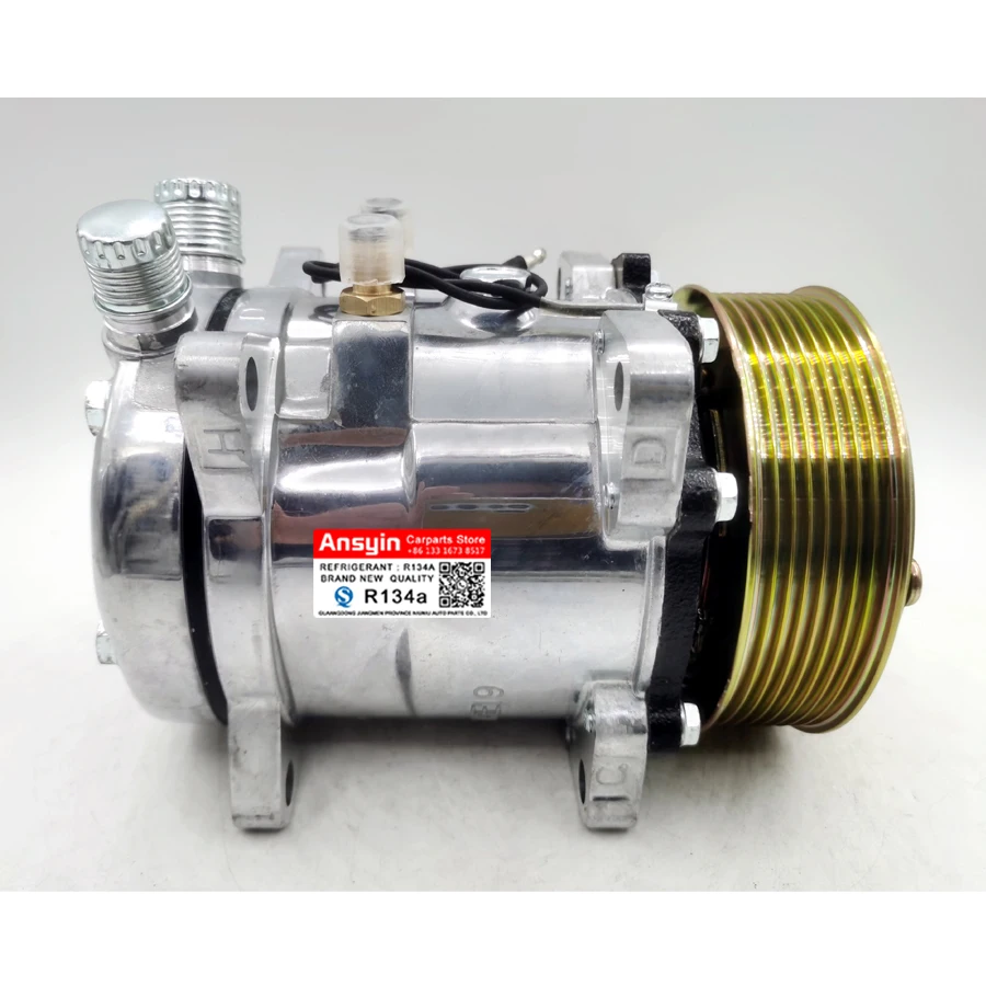Car For Sanden 507 5H11 SD507 SD5H11 Auto Air conditioner AC Compressor 12V 24V