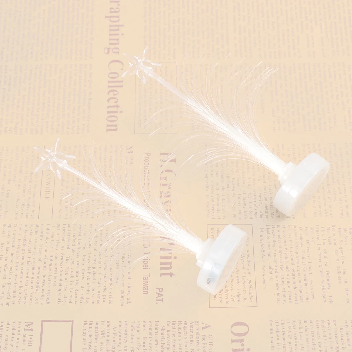 

4pcs Led Fiber Christmas Tree Night Light Lamp Optical Decorative Lights For Party Home Bedroom Portable Durable Flashing Small