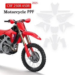 CRF 250 450R Paint Protection Film For HONDA CRF450 R CRF250 PPF TPU Motor Accessory Sticker Protective Transparent Bodykit 2025