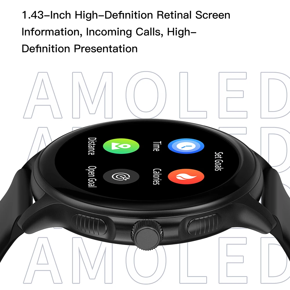 VALDUS 2024 ใหม่ VS35 Pro Smartwatch AMOLED GPS Motion Trajectory Heart Rate Detection ใช้งานร่วมกับ Android IOS Smartwatch