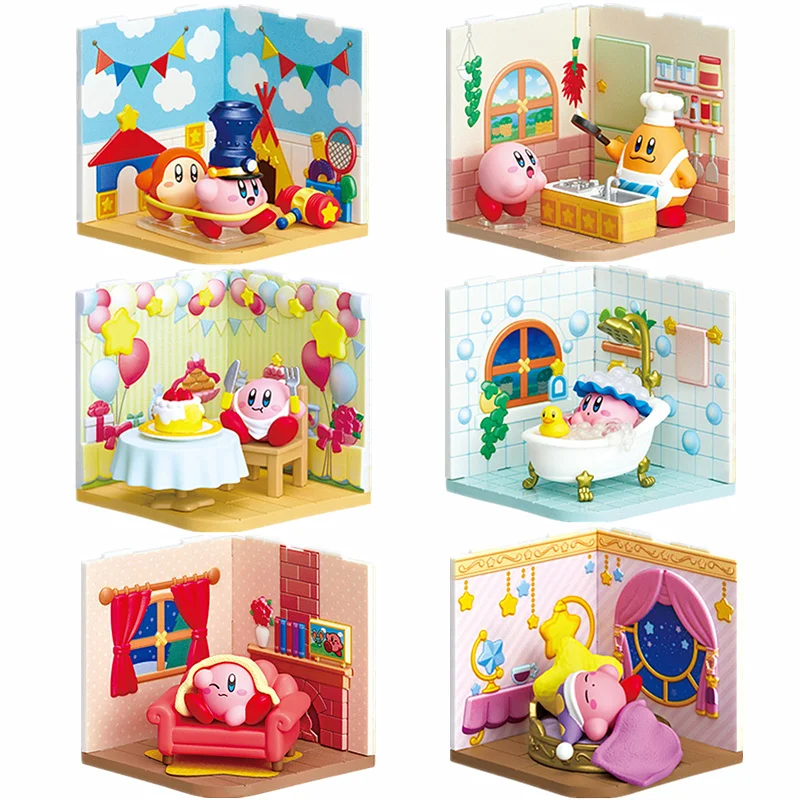 

Genuine Re-Ment Wonder Room Waddle Dee Play Kitchen Party Bath Living Bed Blind Box Figures Toys Girl'S Birthday Surprise Gift