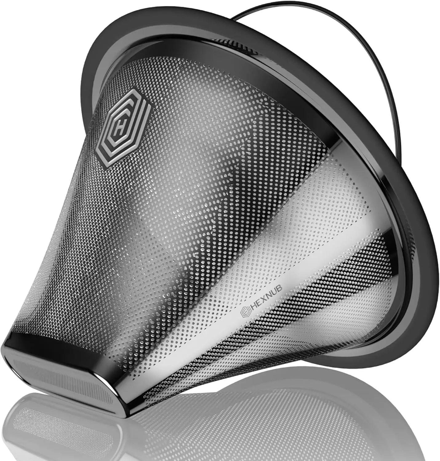 

Многоразовый # 4-кофейный фильтр для Technivorm Moccamaster KBGV, KBT — сетка из нержавеющей стали, прочный металлический фильтр для подставки