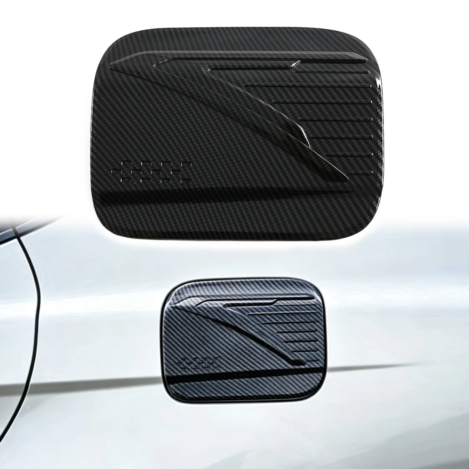 

For Toyota Camry 2024 2025 2026 Car Accessories ABS Plastic Oil Fuel Tank Cap Cover Trim