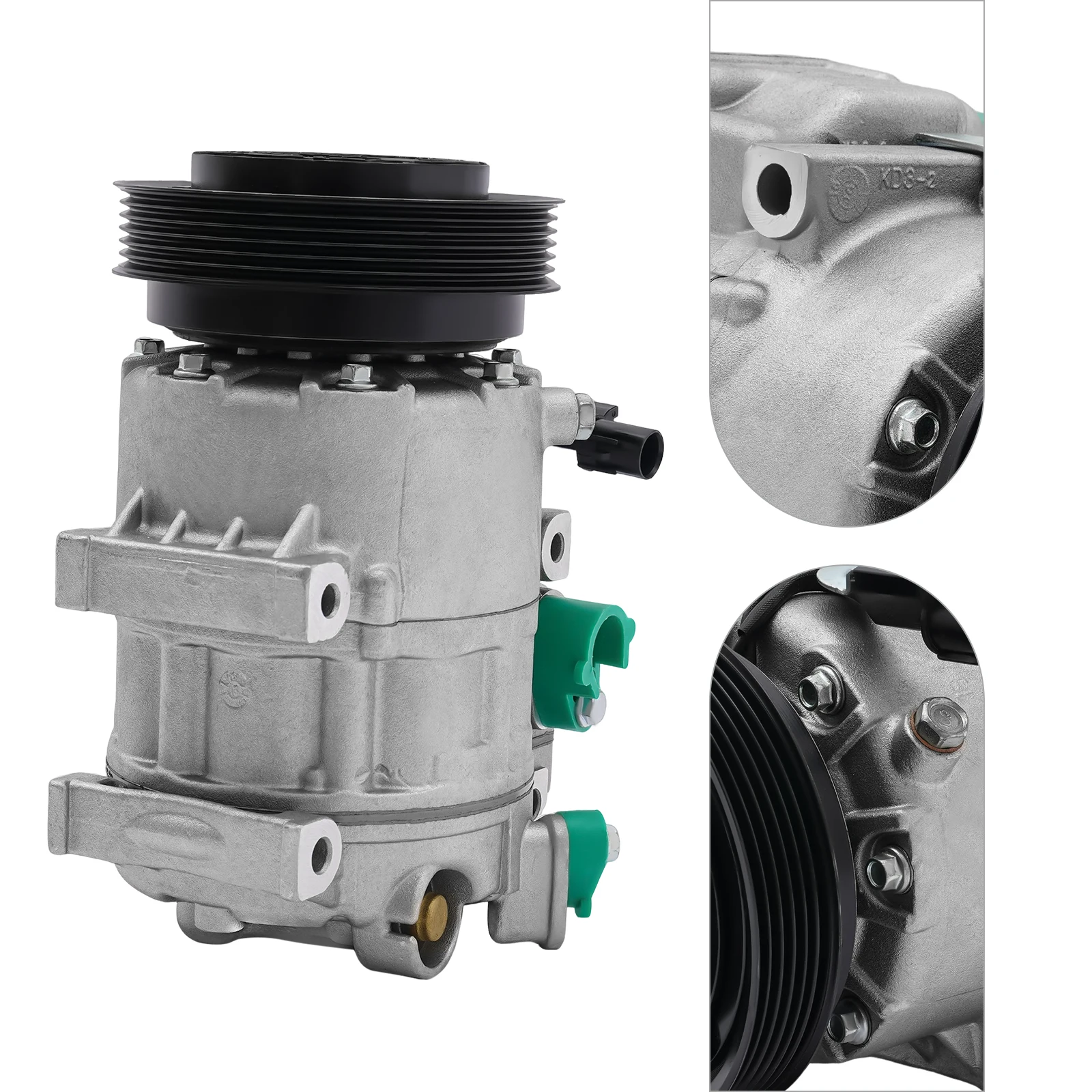 Compressor de CA com embreagem CO-10916C para Hyundai Sonata 2006-2008, Azera 2007-2011, Veracruz 3.8L, 2007-2012