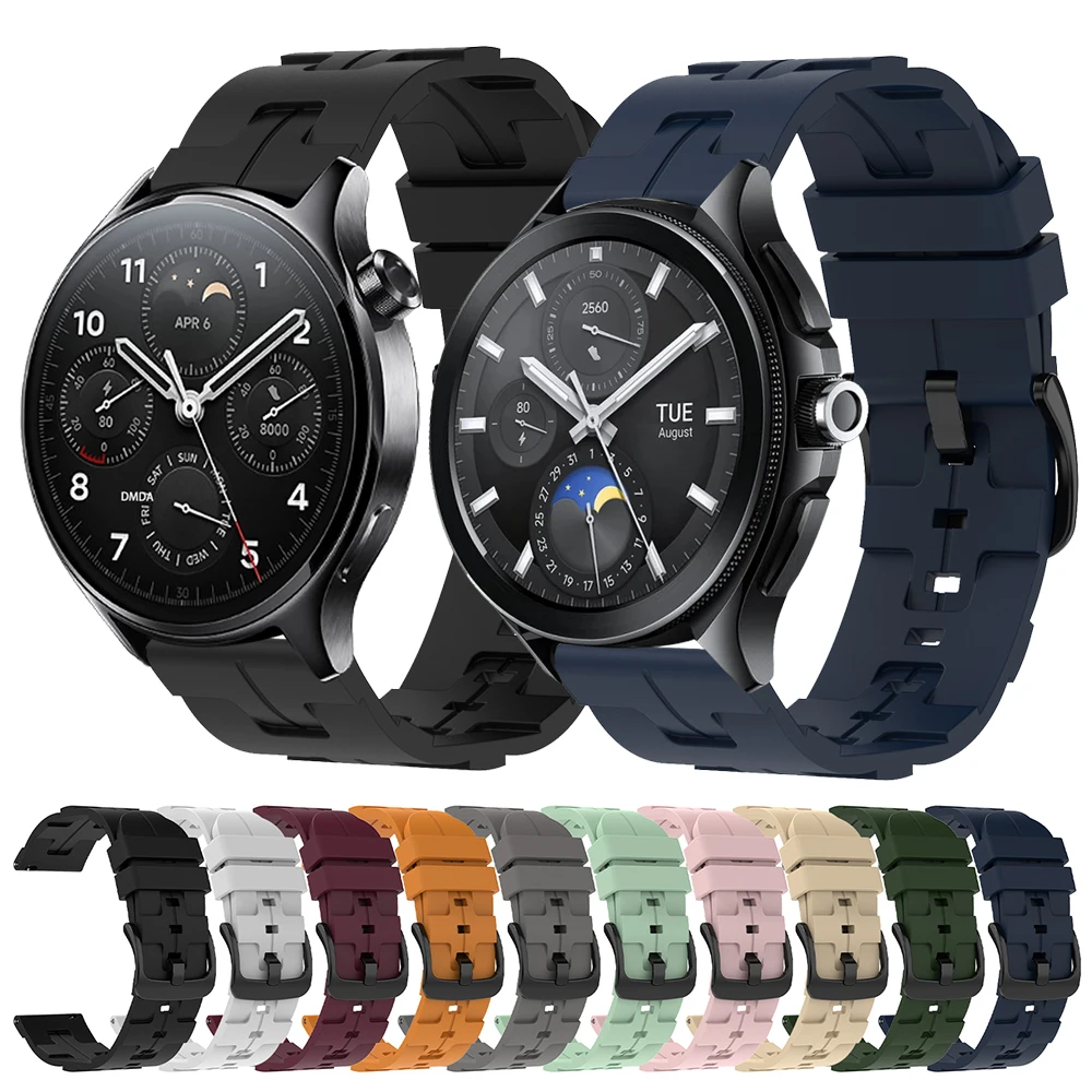 Armband für Xiaomi MI Uhr/MI Uhr 2 Pro Straps Silikon Armband 22mm band für Xiaomi S1 Pro/aktive/S3/Farbe 2 Armband correa
