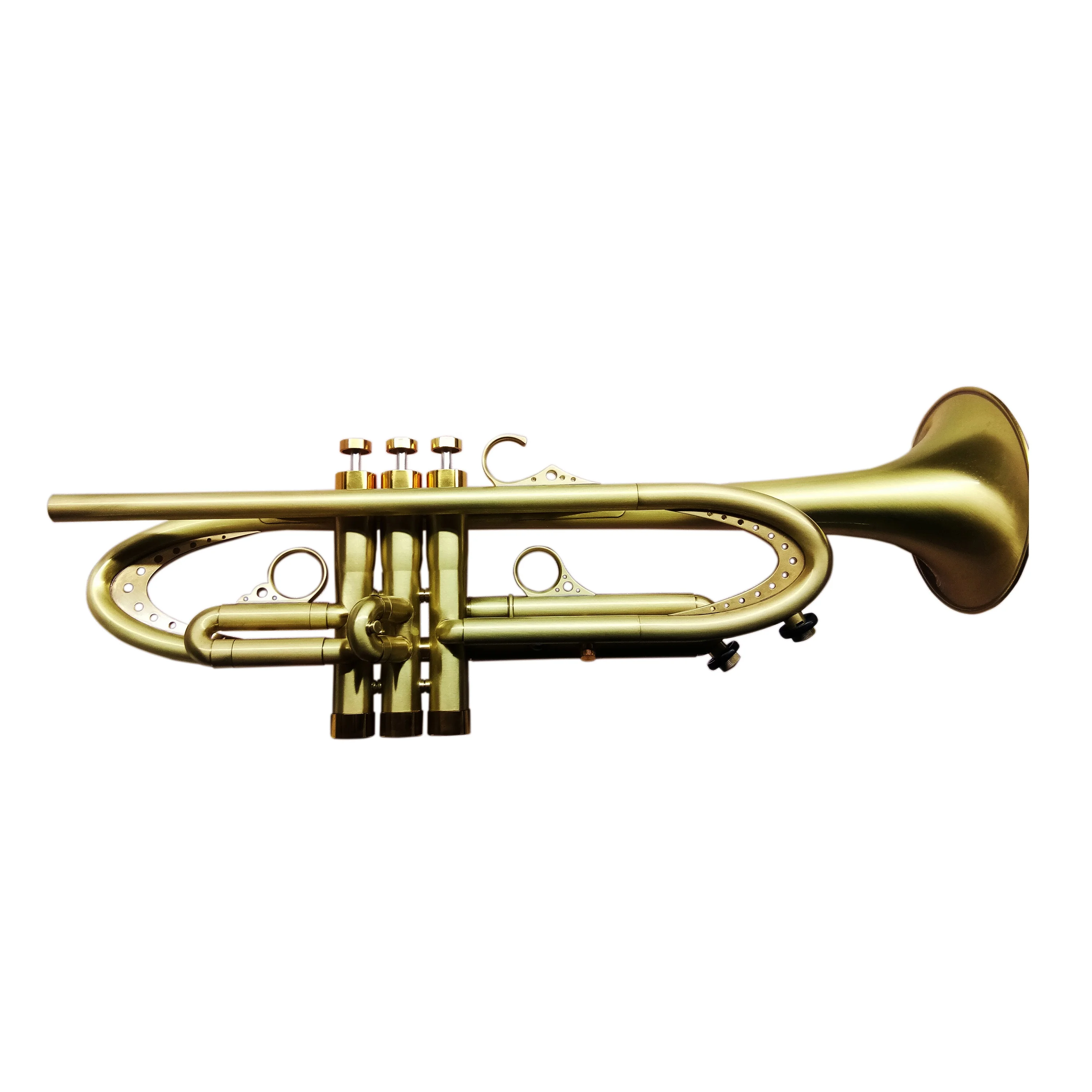 Seasound Professional JYTR409HS BB Tone Trumpet Imitation Vintage Trompetta with Gold Lacquer Brass Body