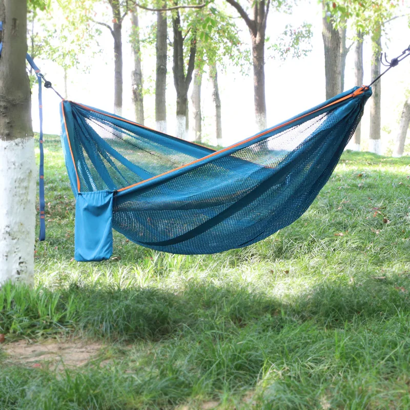 Shaped hammock, outdoor swing, outdoor anti rollover fine mesh, summer hanging chair, off home use