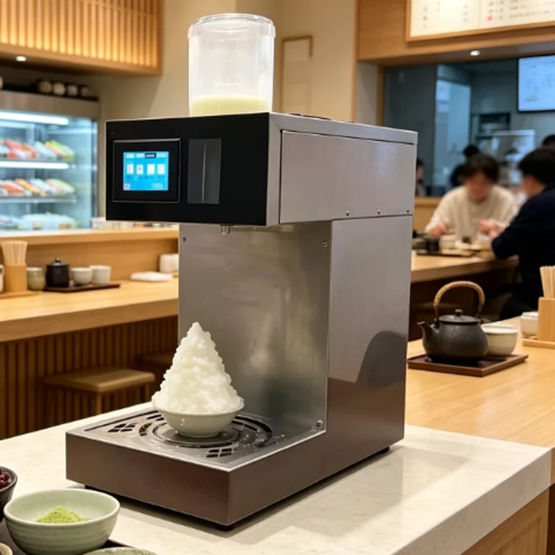 Commercial Air Cooled New Snowflake Ice Cream Maker Korean Bin Machine with 1 Year Warranty