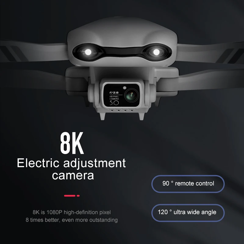 4DRC New F10 GPS Drone 4K HD Dual Camera 8K Wifi FPV Drones Foldable Brushless Quadcopter Helicopter RC Dron Toys With Camera