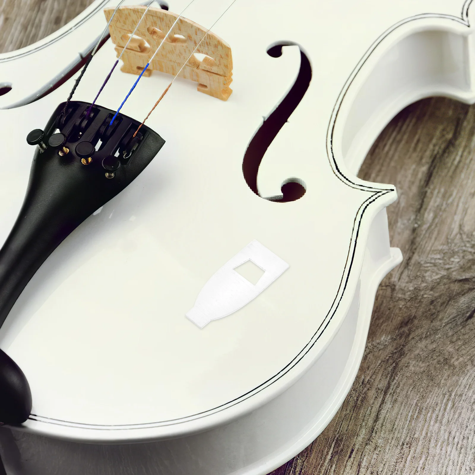 

Violin Bow Repair Parts Double Bass Tips Replacement for French Bows Silver Accessories