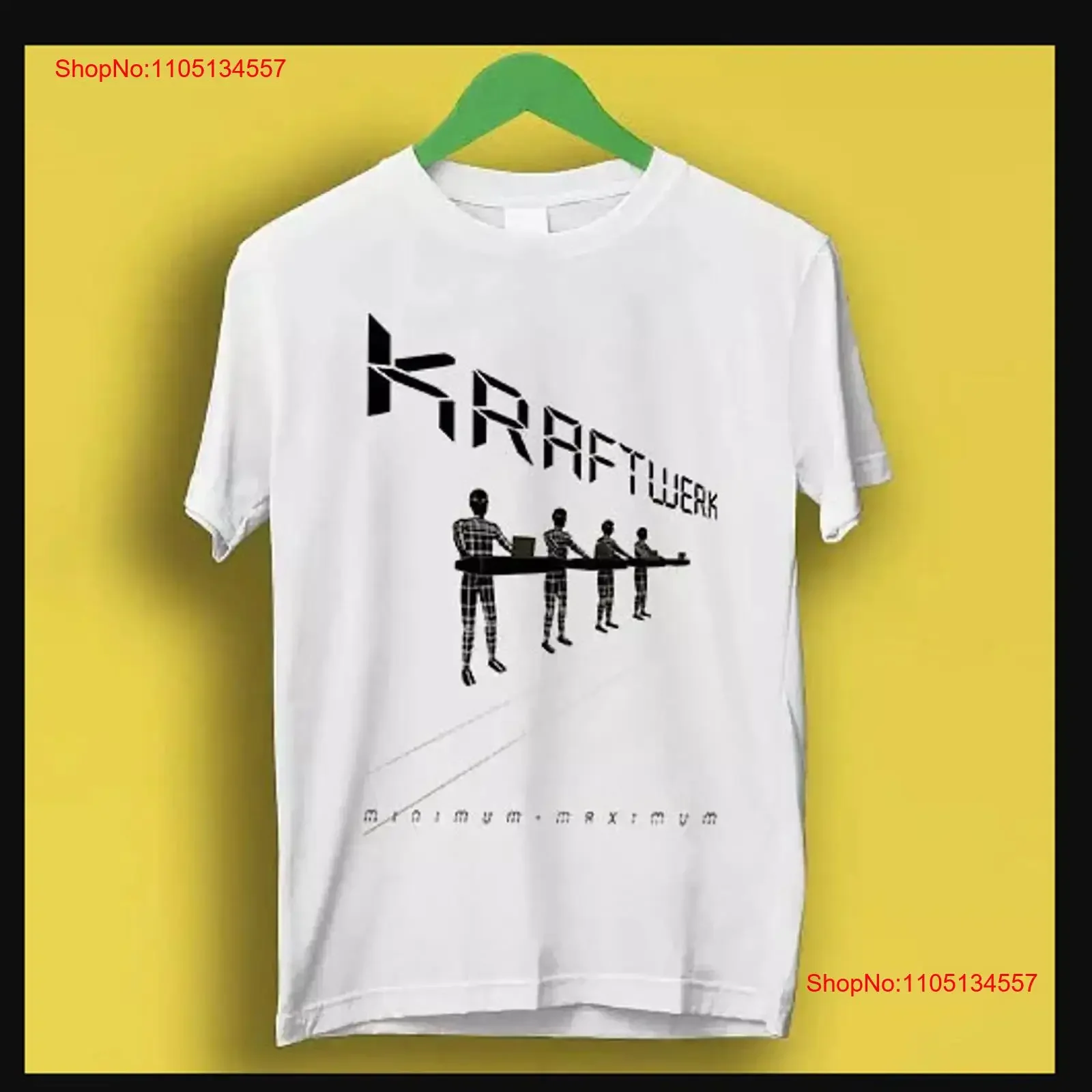 Kraftwerk Minimum Maximum Electronic Krautrock Synth Rock T shirt size S 5XL vintage Washed Comfortable designer clothes