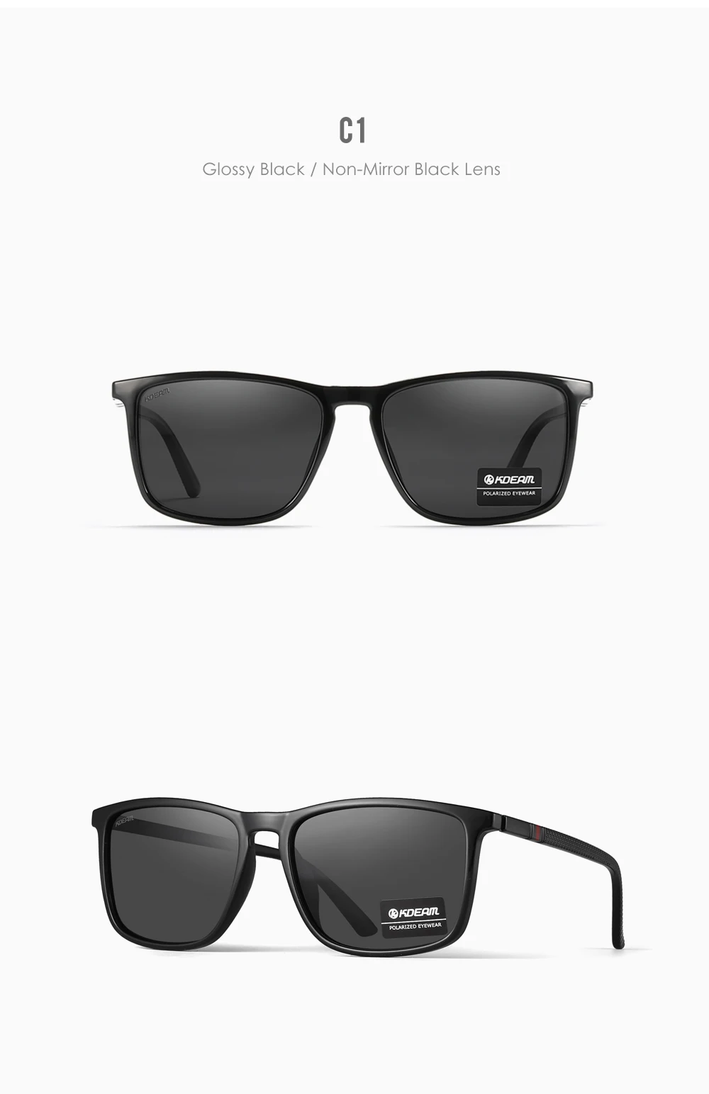 KDEAM Ultraleichte Angeln Sonnenbrille Polarisierte männer Fahren Sonnenbrille Reise Luxus Weibliche Sonnenbrille Mit Tragetasche – Detail 6