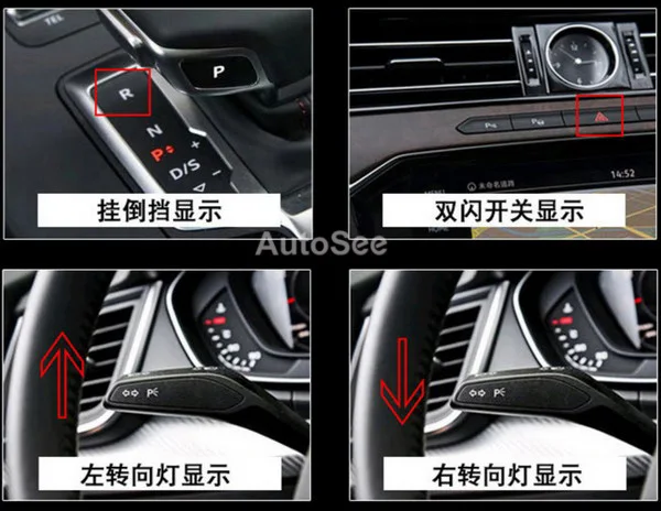 ชุดเดิม Monitor 2021สำหรับ Roewe RX5 RX8รถ360องศากล้อง Birds Eye AVM Panoramic View Surround Dash DVR ที่จอดรถ Assist