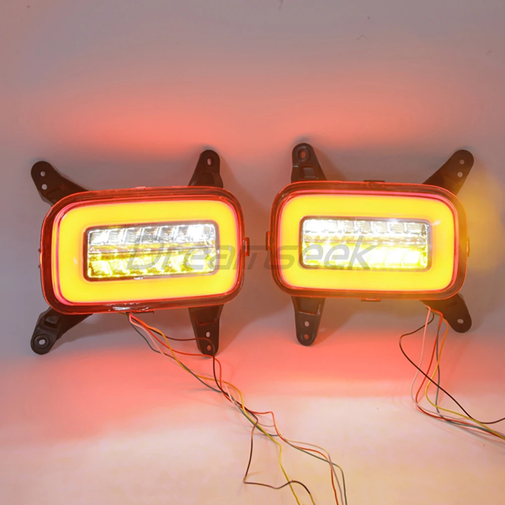 LED Rear Bumper Tail Light for Hyundai Venue QX 2020+ Brake Turn Signal Lamp Reverse Dynamic Indicator Driving Blinker Fog Lamp