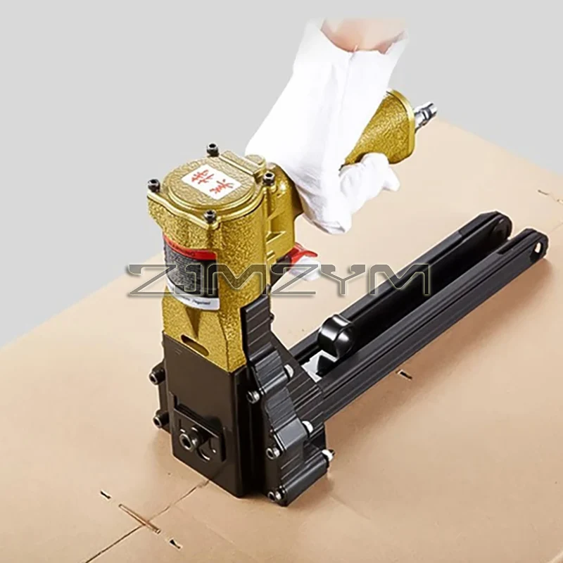 ADCS-19/22 Pneumatic Carton Closing Machine Carton Packing Stapler Carton Nail Gun Closer Box Sealing Machine