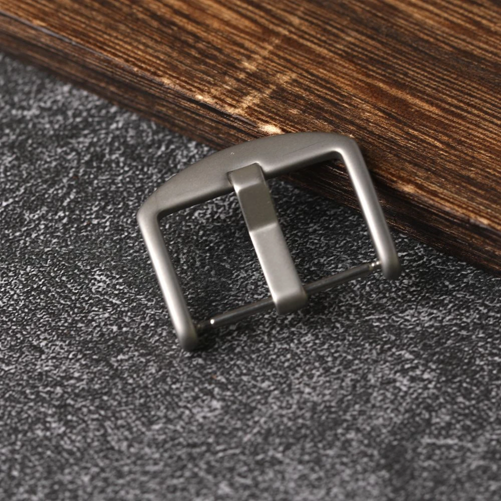 High-end Titanium Buckle, 20 22 24MM, Titanium Color Gold Buckle, Genuine Leather Rubber Watch Buckle Accessories