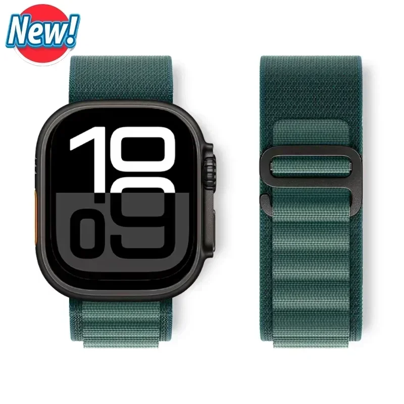 Alpine Loop für Apple Watch Ultra 4 3 2 49mm 42 46mm 40 44mm 41 45mm Sport Correa Nylon Armbänder iWatch Series 12 11 10 9 8 7 Band – Detail 17