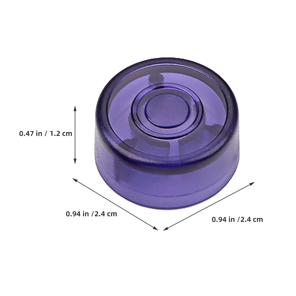 

2 Pcs Tactile Effect Button Guitar Effects Footswitch Toppers Accessories Plastic