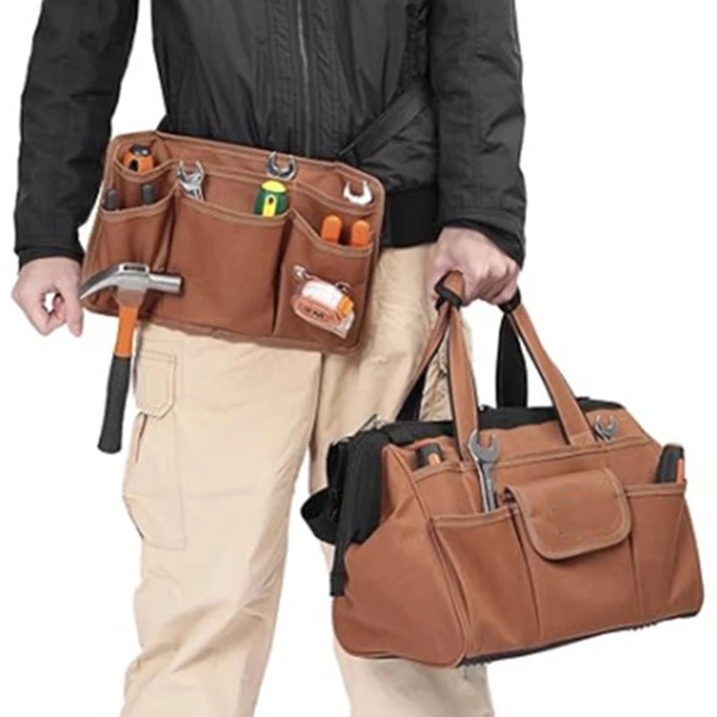電気技師ツールバッグプロの大工作業ツールバッグ多機能完全なキットツールキットセット肥厚オックスフォードツールキット
