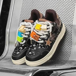 Trampki Damskie Buty dla Mężczyzn Tenis Retro Star Punk Hip-hop Buty na deskorolkę Moda Męskie pary Outdoor Sports Casual Shoe