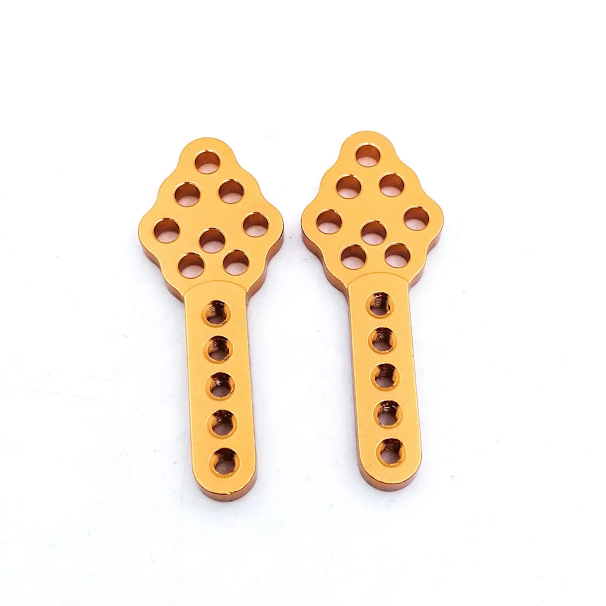 2/4PCS โลหะ CNC โช้คอัพ Mount ปรับความสูงมุมสําหรับ Axial SCX10 90046 D90 D110 RC Crawler รถ