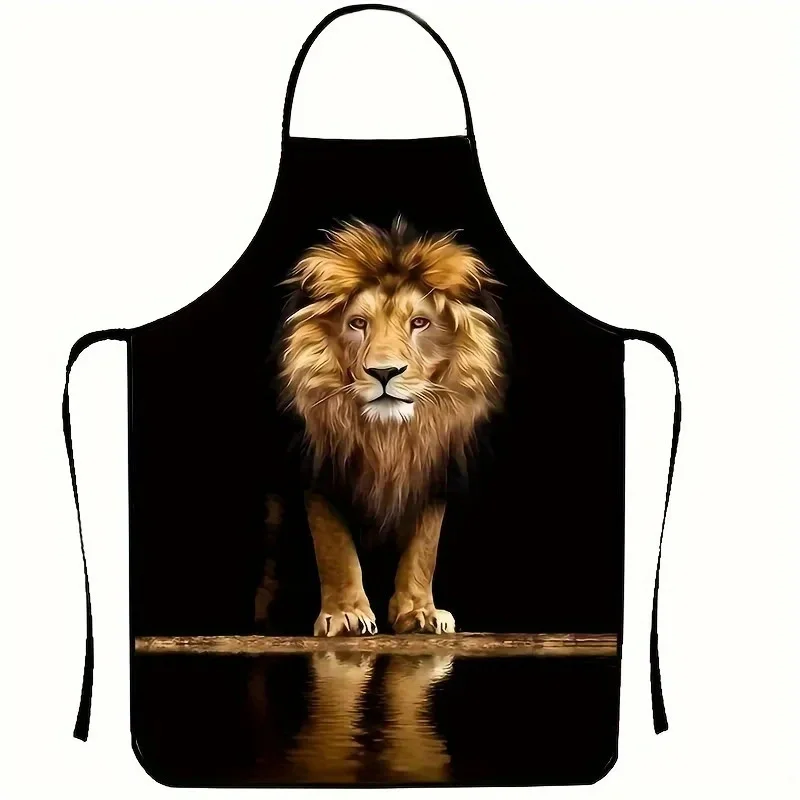 [Work Apron] Printed Kitchen Apron, Waterproof, Oil-Proof & 
