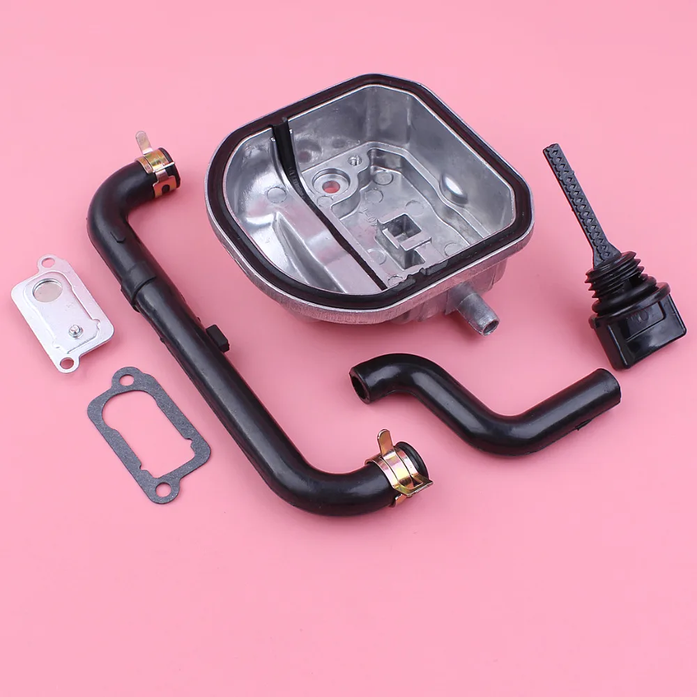 กระบอกฝาครอบน้ำมันหล่อลื่น Breather Hose Outlet วาล์วปะเก็นสำหรับ Honda GX35 GX 35เครื่องตัดหญ้าอะไหล่เครื่องยนต์ส่วน