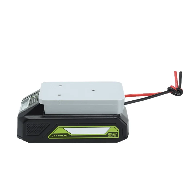 Adattatore fai-da-te per Greenworks Adattatore batteria agli ioni di litio da 24 V Connettore performante 14 AWG Fai da te per macchine Foy, automobili e persone