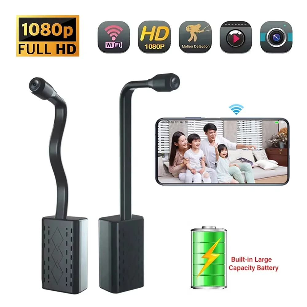 Mini Camera 1080P H…