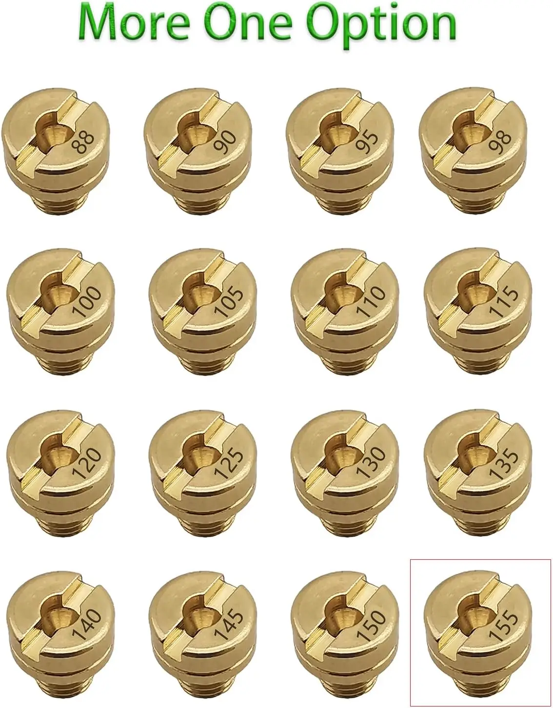 YAMAKATO 16pcs Carburetor Jet Kit Main Jets for Mikuni VM22 VM24 VM26 125cc 150cc 200cc 250cc for Mini Bike Dirt Bike Pit Bike ATV 88 90 95 98 100 105 110 115 120 125 130 135 140 145 150 155