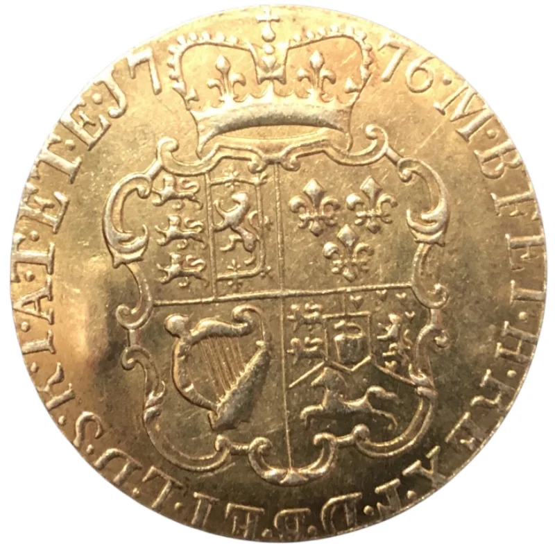 1776 United Kingdom 1 Guinea Copy Gold Coin