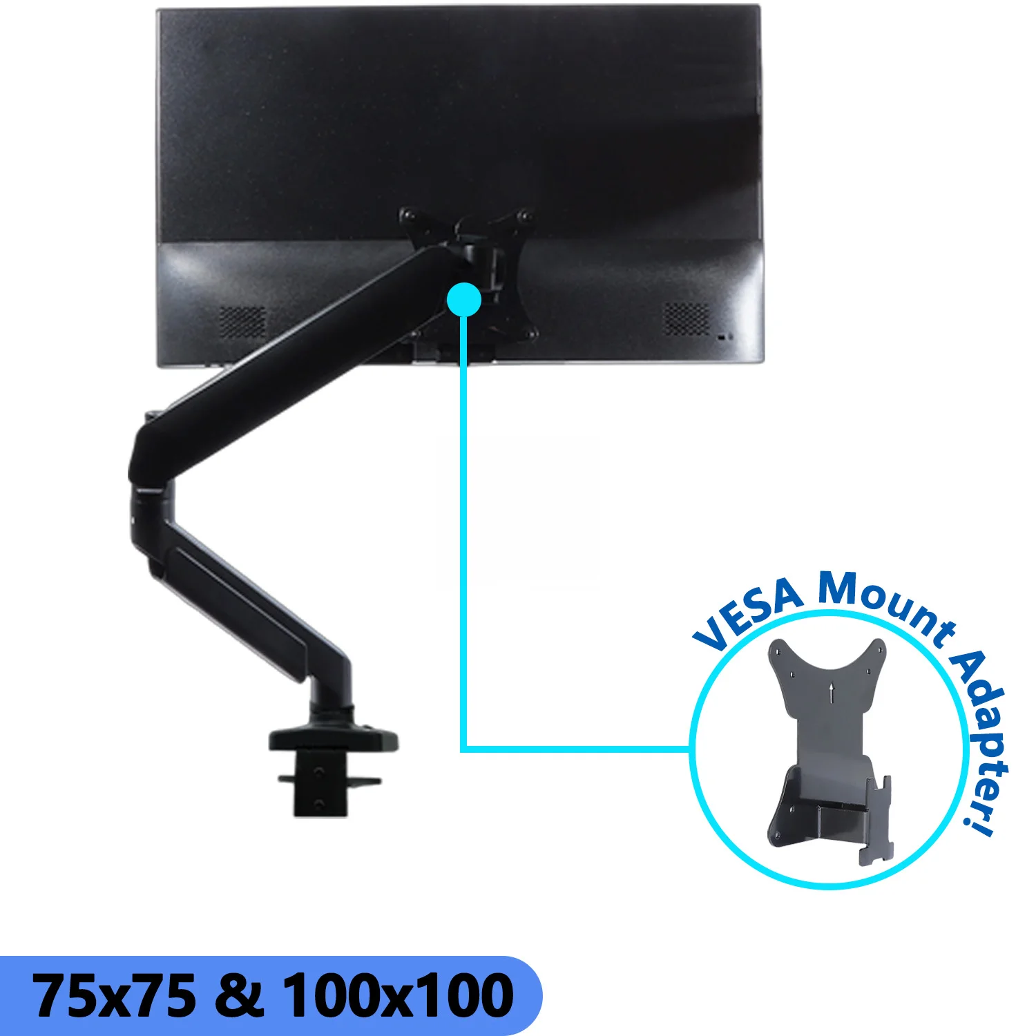 新品の壁掛けブラケット-acer-sa242y-sh242y-モニターアーム用-vesa-アダプター-75x75-100x100-対応