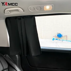 Car Window Curtain Summer UV Protection Magnetic Sunscreen Heat Insulation Blackout Sunshade SUV Glass Sunshade Car Accessories