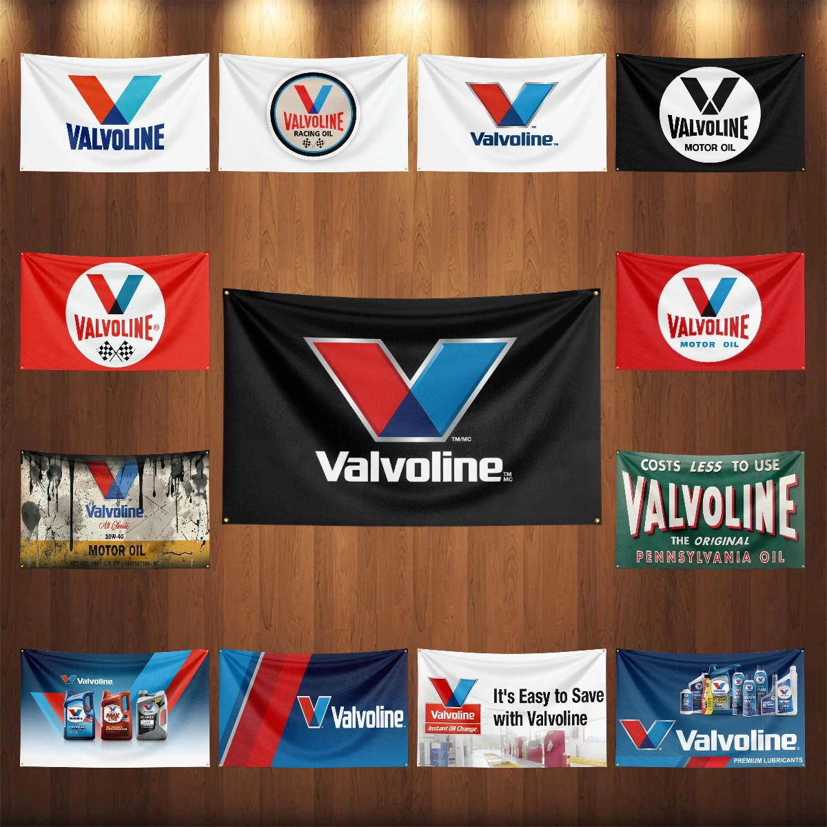 

3x5 Ft V-Valvolines Motor Car Oil Flag Motoring Racing Workshop Car Banners Tapestry Flag Outdoor For Decoration Engine Oil