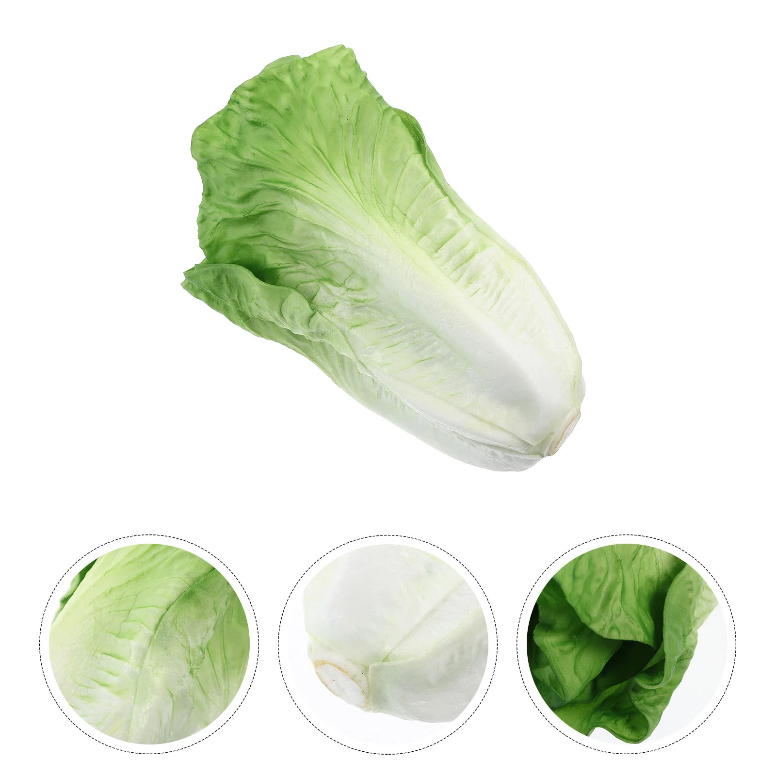 

Vegetables Simulated Lettuce Model Restaurant Decor Artificial Miniature Fake Food Adornment Green Realistic Prop Props Child