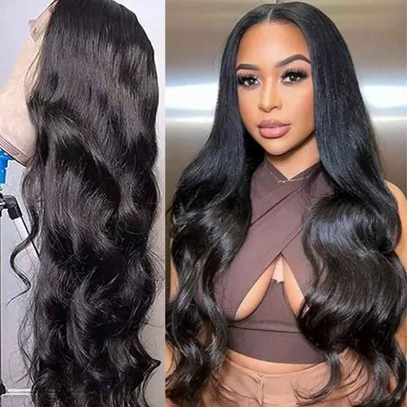 Glueless Wigs For Women Easy Wear Go Body Wave 5x5 6x4 Lace Closure Wig Lace Front 32 36Inch Brazilian Human Hair Pre Plucked