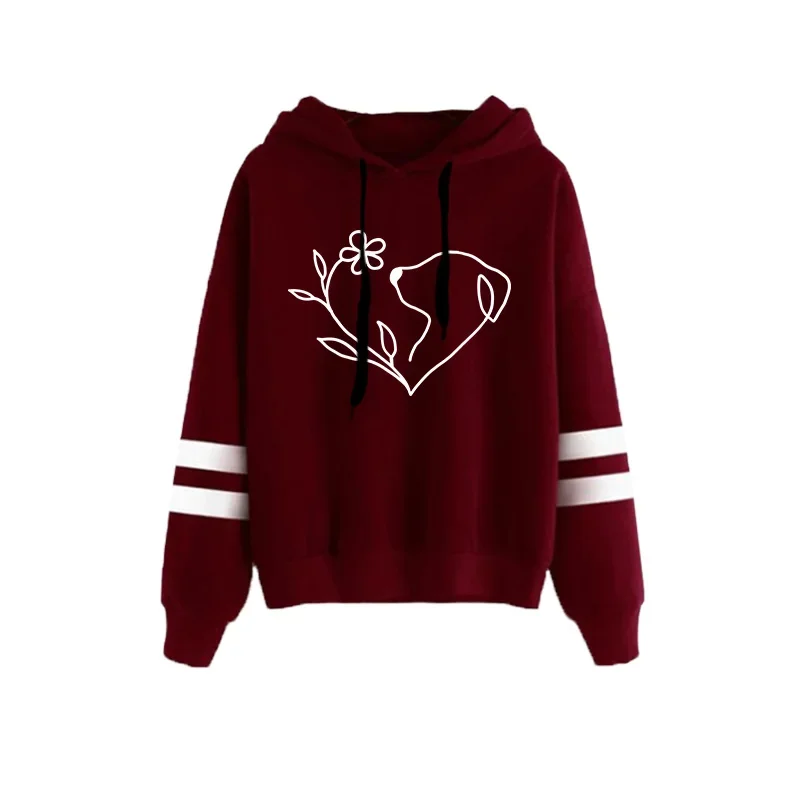 Sport Herfst Winter Veelzijdige truien Hot Sale Hoodies Streep Dames Sweatshirts Stijl Mode Casual Dagelijks Eenvoud Kwaliteit